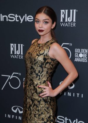 Sarah Hyland - 2017 HFPA and InStyle Golden Globe Season in LA